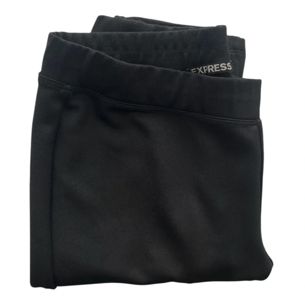 Express | Black Faux Suede Leather Leggings | Women’s Size Small - Picture 7 of 8